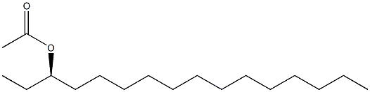 [R,(+)]-3-Hexadecanol acetate 구조식 이미지