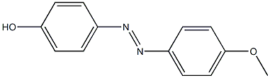 4-[(4-Methoxyphenyl)diazenyl]phenol 구조식 이미지