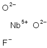 Niobium(V) fluoride dioxide 구조식 이미지