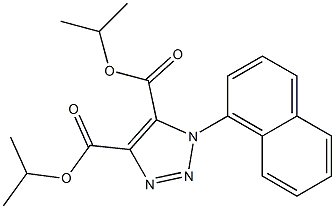 1-(1-Naphtyl)-1H-1,2,3-triazole-4,5-dicarboxylic acid diisopropyl ester 구조식 이미지