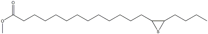 14,15-Epithiononadecanoic acid methyl ester 구조식 이미지
