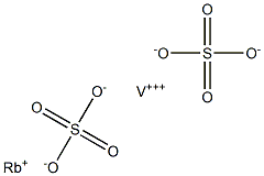 Rubidium vanadium(III) sulfate Structure
