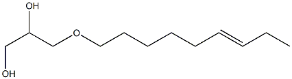 3-(6-Nonenyloxy)-1,2-propanediol Structure