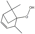 4,6,6-Trimethylbicyclo[3.1.1]hept-2-en-5-yl hydroperoxide Structure