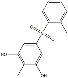 3,5-Dihydroxy-2',4-dimethyl[sulfonylbisbenzene] Structure