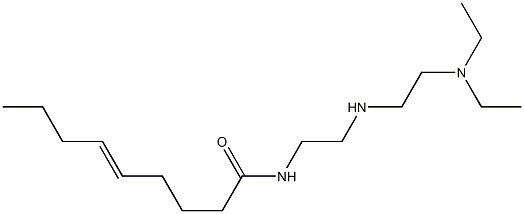 N-[2-[2-(Diethylamino)ethylamino]ethyl]-5-nonenamide 구조식 이미지