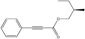 (-)-Phenylpropiolic acid (R)-2-methylbutyl ester 구조식 이미지