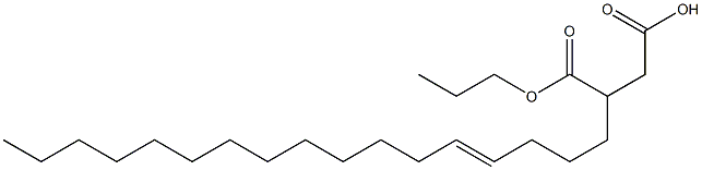 3-(4-Heptadecenyl)succinic acid 1-hydrogen 4-propyl ester Structure