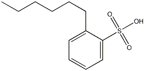 2-Hexylbenzenesulfonic acid 구조식 이미지