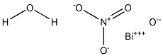 Bismuth nitrate oxide monohydrate 구조식 이미지