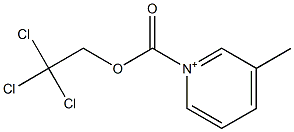 1-(2,2,2-Trichloroethoxycarbonyl)-3-methylpyridinium Structure