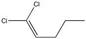 1,1-Dichloro-1-pentene Structure