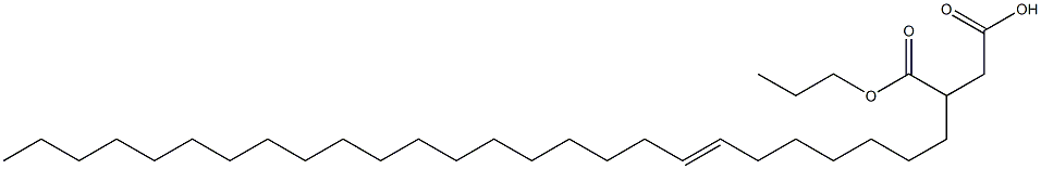 3-(7-Hexacosenyl)succinic acid 1-hydrogen 4-propyl ester Structure