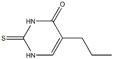 5-Propylthiouracil 구조식 이미지