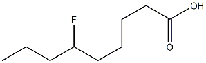 6-Fluoropelargonic acid Structure