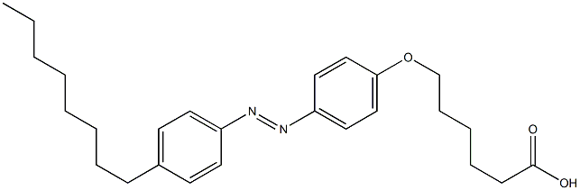 4-(5-Carboxypentyloxy)-4'-octylazobenzene Structure