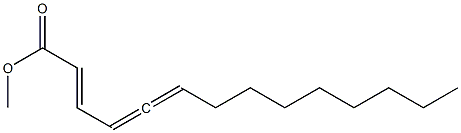 (R)-2,4,5-Tetradecatrienoic acid methyl ester Structure