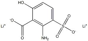 6-Amino-5-sulfosalicylic acid dilithium salt Structure