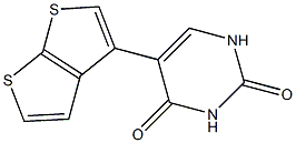 5-[Thieno[2,3-b]thiophen-3-yl]uracil 구조식 이미지