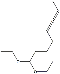 5,6-Octadienal diethyl acetal 구조식 이미지