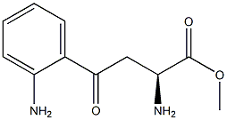 (S)-2-Amino-3-anthraniloylpropanoic acid methyl ester Structure