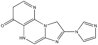 8-(1H-Imidazol-1-yl)imidazo[1,2-a]pyrido[3,2-e]pyrazin-4(5H)-one 구조식 이미지