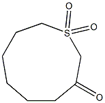 3-Oxothiacyclononane 1,1-dioxide 구조식 이미지
