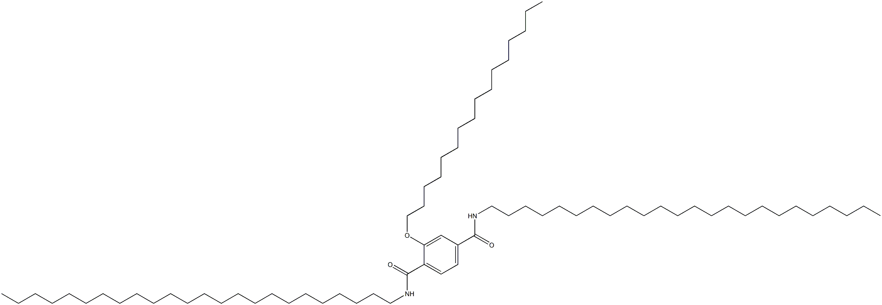 2-(Hexadecyloxy)-N,N'-ditetracosylterephthalamide 구조식 이미지