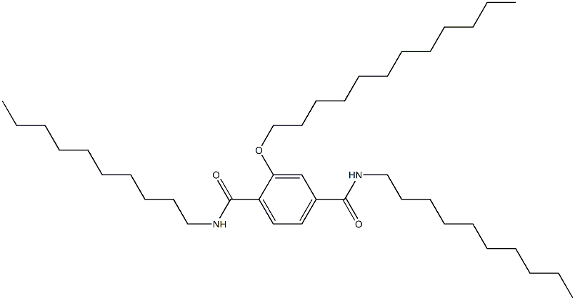 2-(Dodecyloxy)-N,N'-didecylterephthalamide Structure