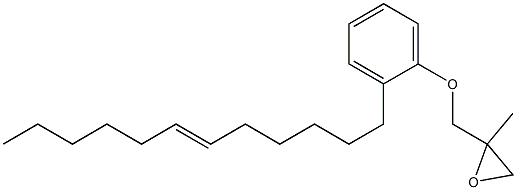 2-(6-Dodecenyl)phenyl 2-methylglycidyl ether Structure