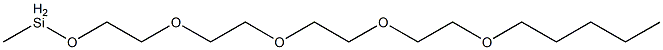 Methyl[2-[2-[2-[2-(pentyloxy)ethoxy]ethoxy]ethoxy]ethoxy]silane Structure