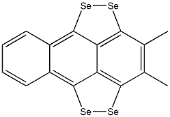 1,9:4,10-Di(1,2-diselenaethane-1,2-diyl)-2,3-dimethylanthracene 구조식 이미지