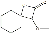 3-Methoxy-1-oxaspiro[3.5]nonan-2-one 구조식 이미지