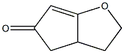 3,3a-Dihydro-2H-cyclopenta[b]furan-5(4H)-one Structure