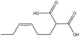 (Z)-3-Hexenylmalonic acid Structure
