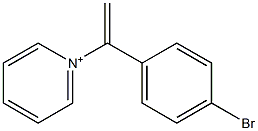 1-[1-(4-Bromophenyl)ethenyl]pyridinium Structure