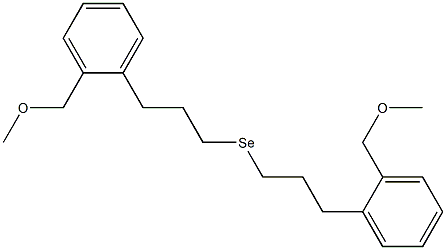 [2-(Methoxymethyl)phenethyl]methyl selenide 구조식 이미지