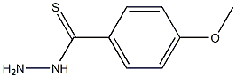 4-Methoxyphenylthiocarbonylhydrazine 구조식 이미지