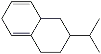 1,2,3,4,6,8a-Hexahydro-2-isopropylnaphthalene Structure