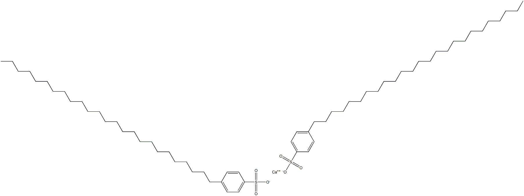 Bis(4-pentacosylbenzenesulfonic acid)calcium salt Structure