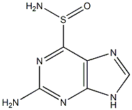 2-Amino-9H-purine-6-sulfinamide Structure