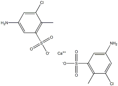 Bis(3-amino-5-chloro-6-methylbenzenesulfonic acid)calcium salt 구조식 이미지