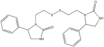 Bis[2-(2-oxo-5-phenylimidazolidin-1-yl)ethyl] persulfide Structure