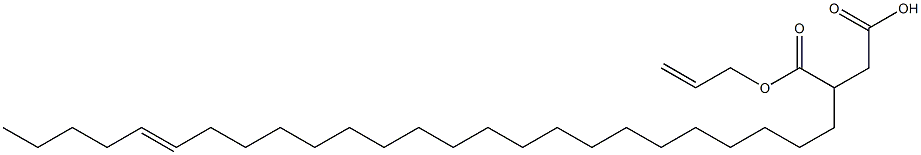 3-(20-Pentacosenyl)succinic acid 1-hydrogen 4-allyl ester Structure