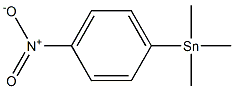 4-Nitrophenyltrimethylstannane Structure