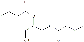 1-O,2-O-Dibutyryl-L-glycerol 구조식 이미지