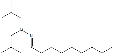 Diisobutyl(nonylideneamino)aluminum Structure