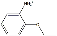 o-Ethoxyanilinium 구조식 이미지