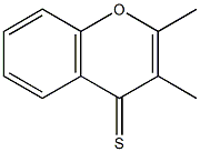 2,3-Dimethylthiochromone 구조식 이미지
