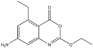 2-Ethoxy-5-ethyl-7-amino-4H-3,1-benzoxazin-4-one Structure